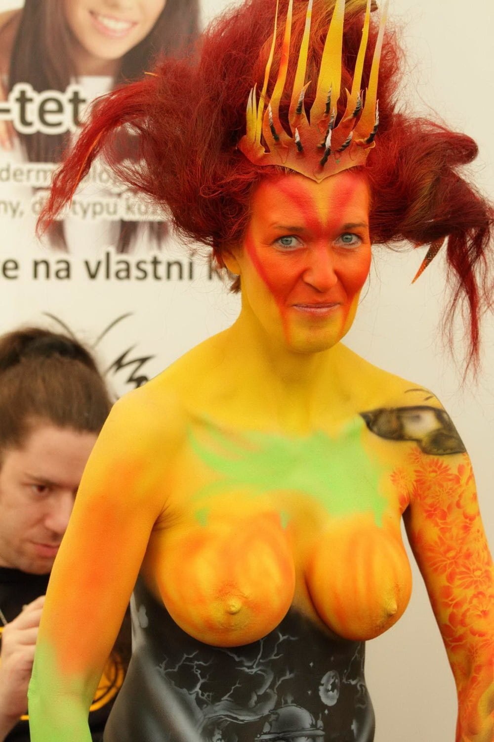 Фестиваль бодиарта голые