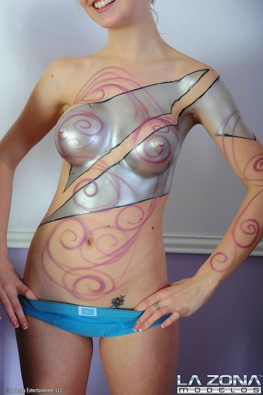 Бодиарт девушки