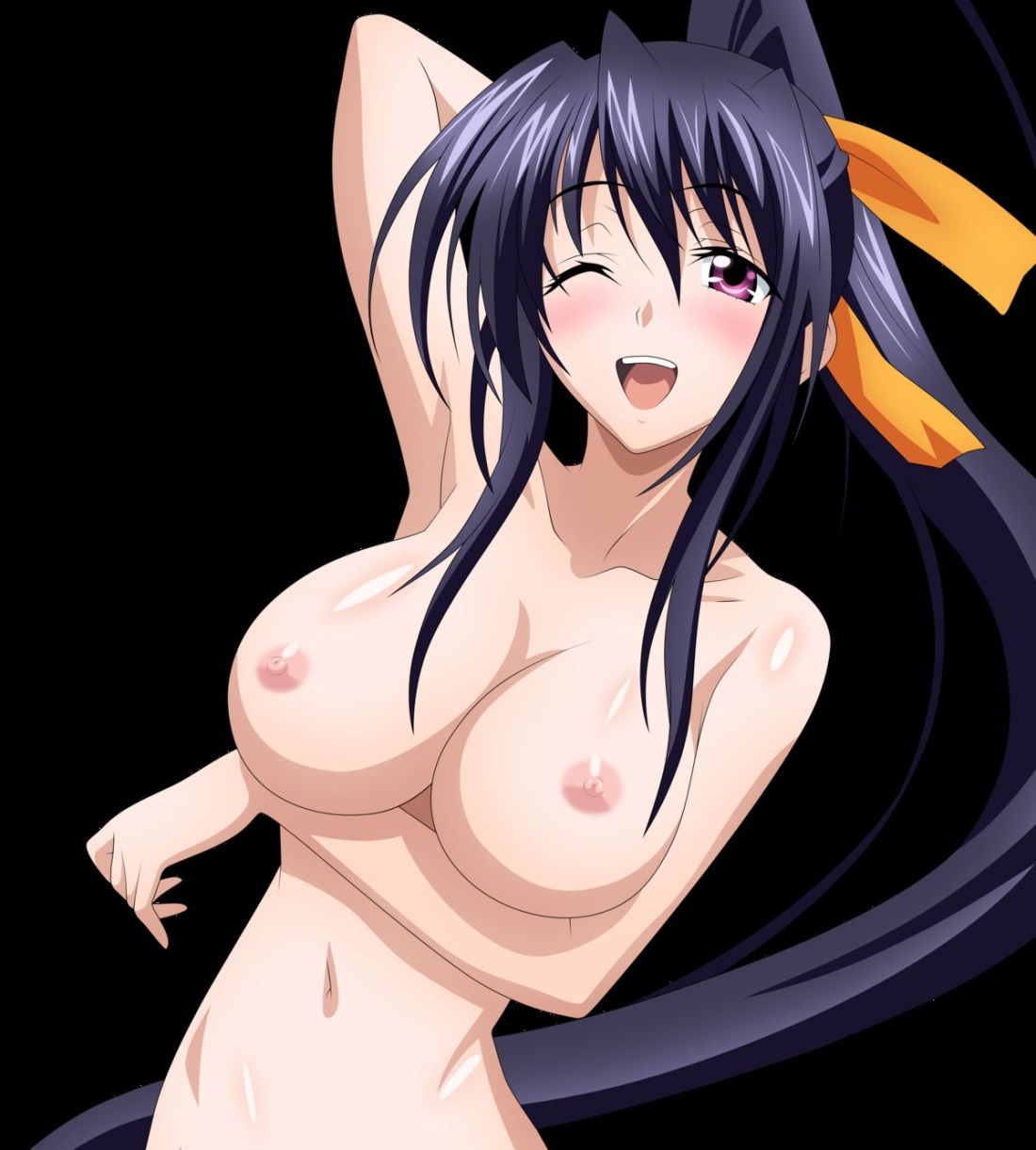 High School DXD Акено карточки хентай