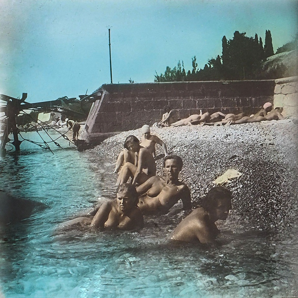 Артек 1930 солнечные ванны Пинюг