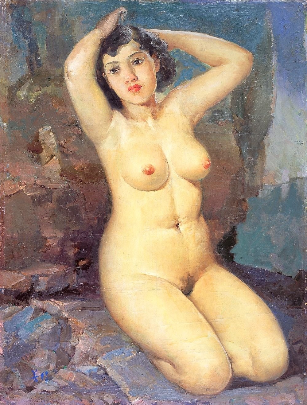Александра Корсунская модель натурщица