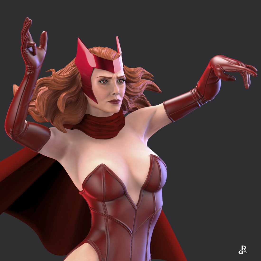 Elizabeth Olsen алая ведьма WANDAVISION