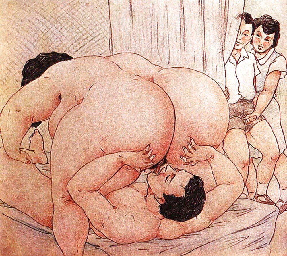 Эротические рисунки толстушек
