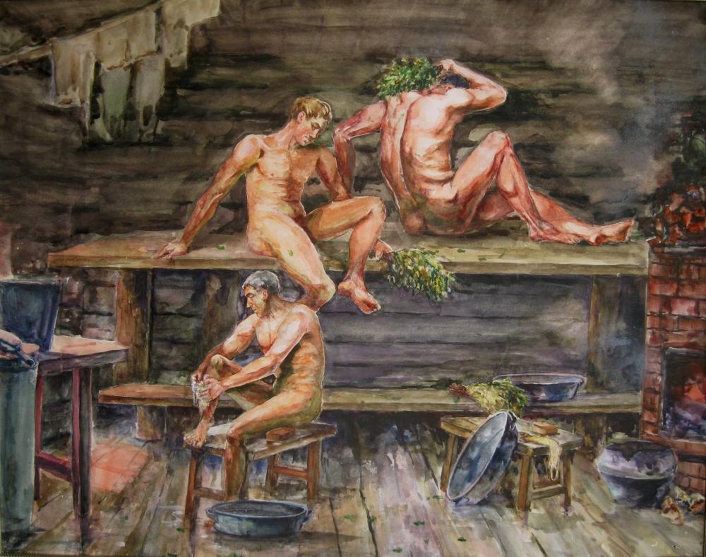 Баня в живописи