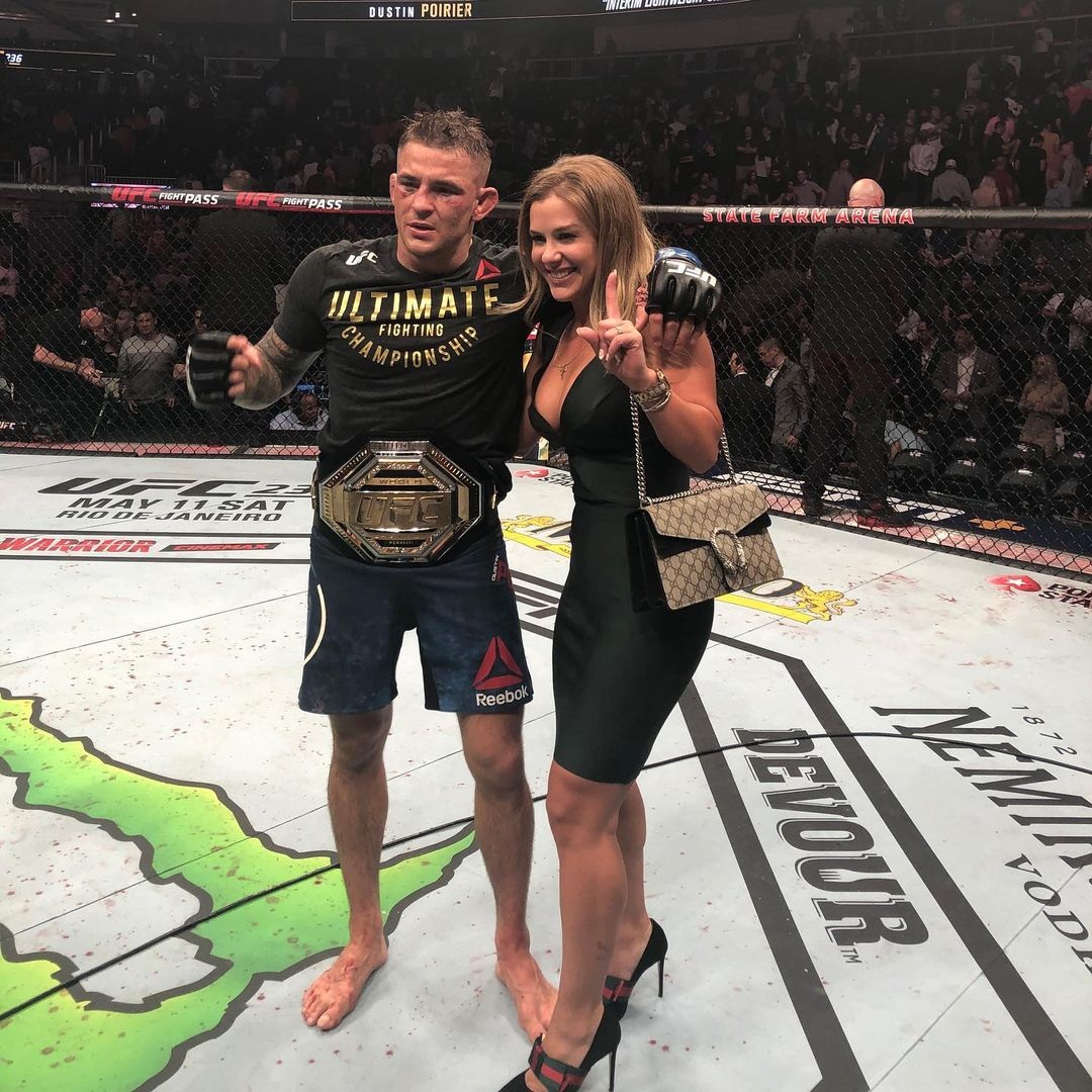 Dustin Poirier с женой