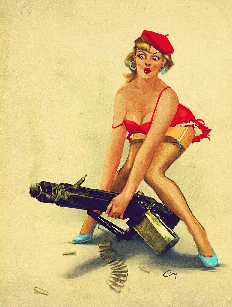 Художник Gil Elvgren (1914-1980).