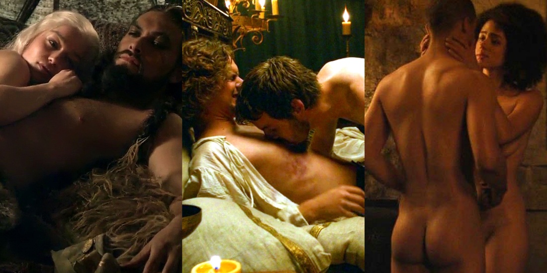 Голая Эмилия Кларк в сериале игра престолов