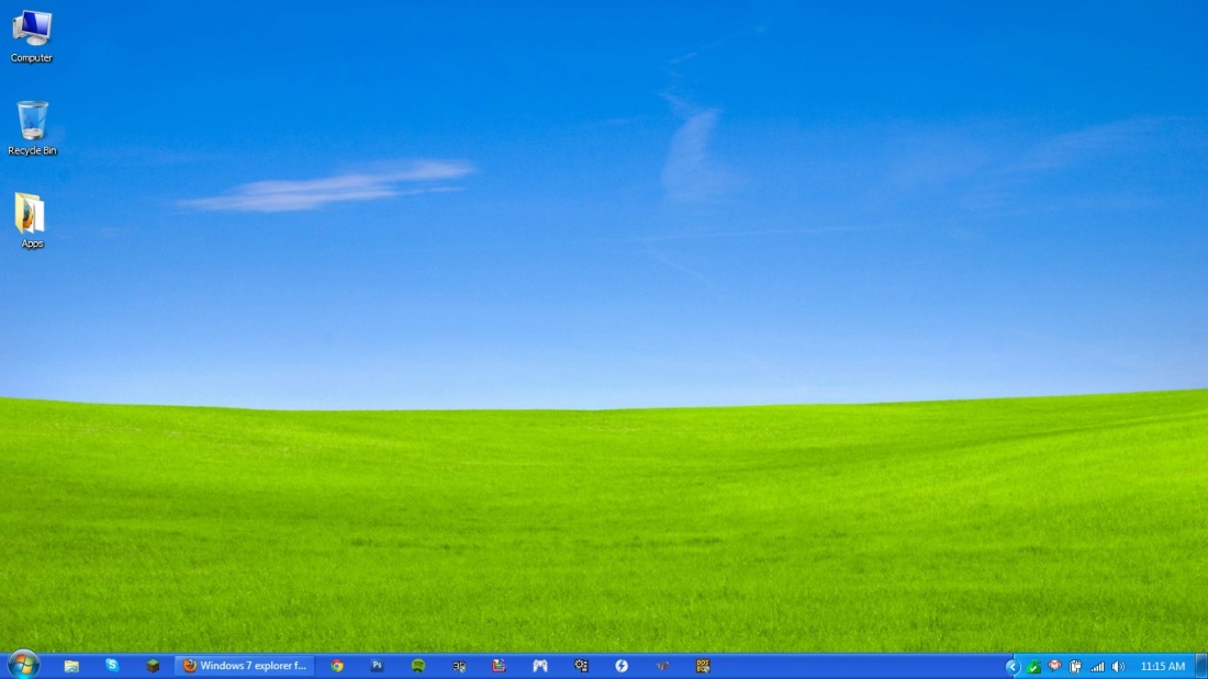 Windows 7 рабочий стол