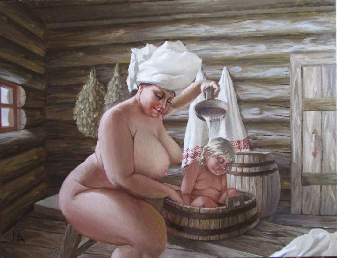 Совместные бани на Руси