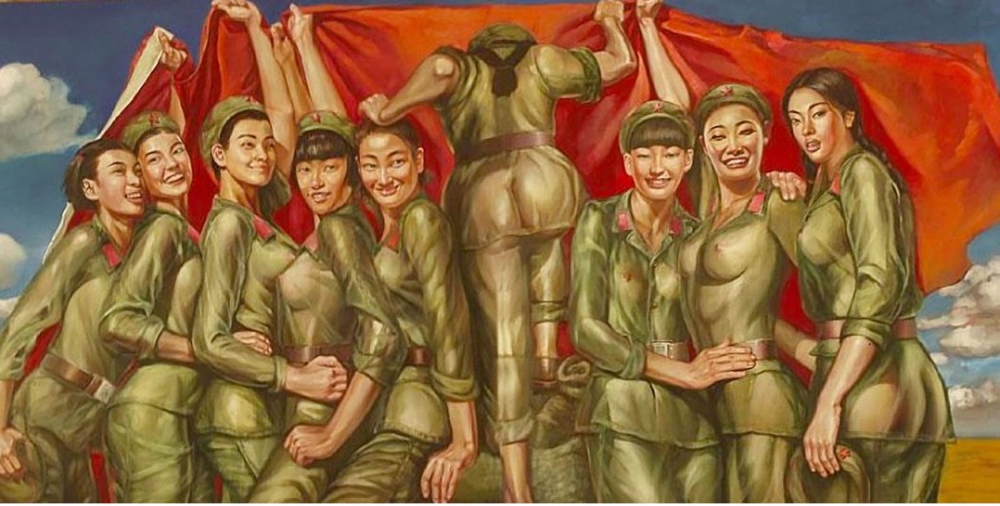 Девушки в Советской форме эро