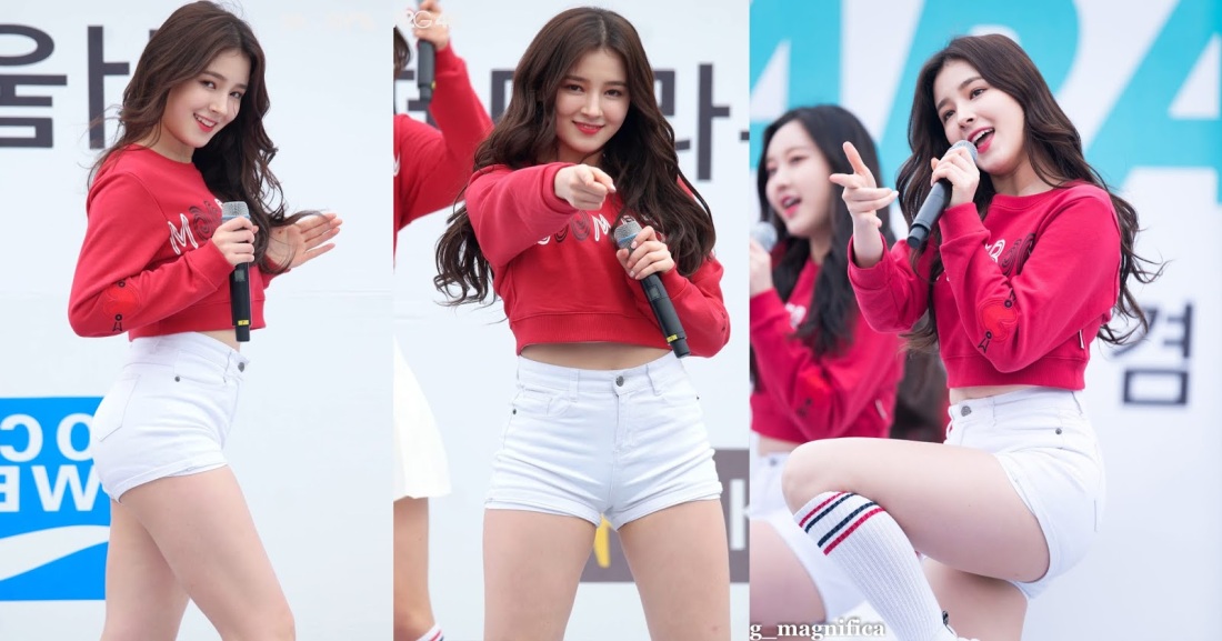 Нэнси Макдони MOMOLAND В купальнике