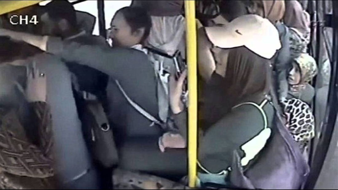 Огромные сиськи в автобусе