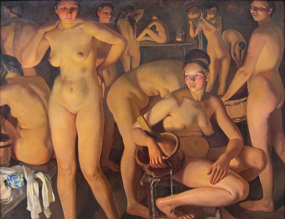 Зинаида Серебрякова баня 1926