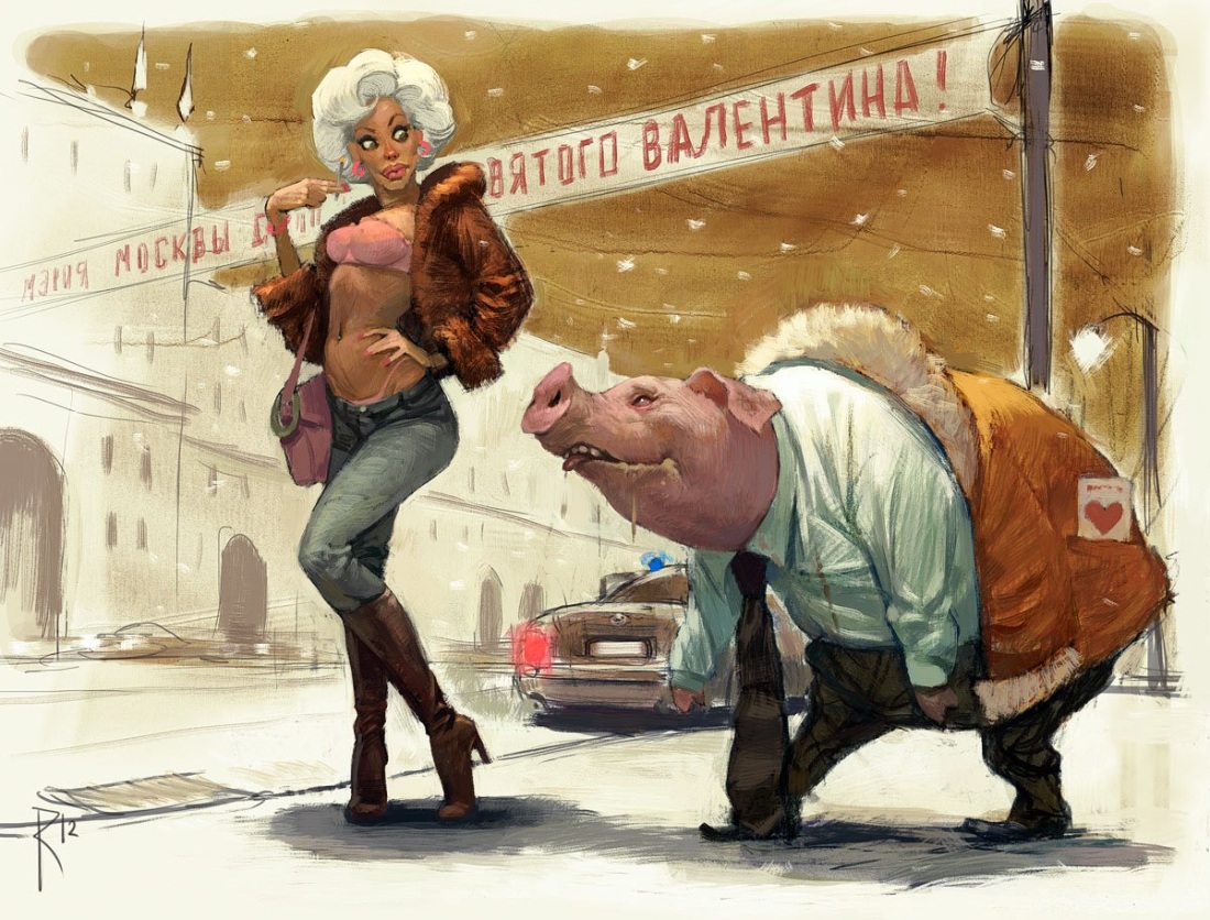 Аниме девушки на черном фоне