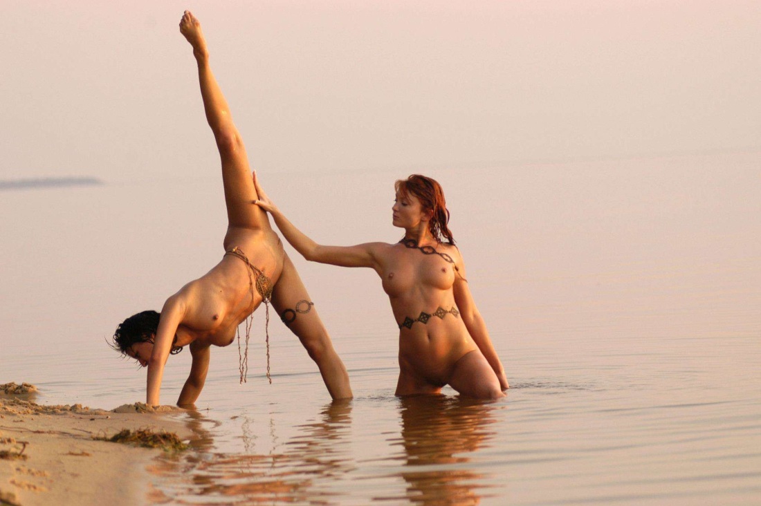 Naked gymnast балерина Ирина