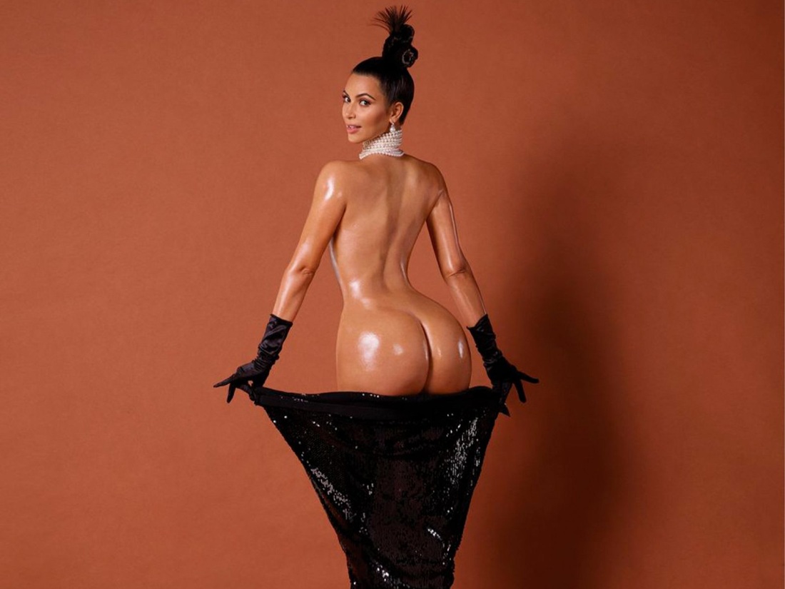 Ким Кардашян (Kim Kardashian) голая