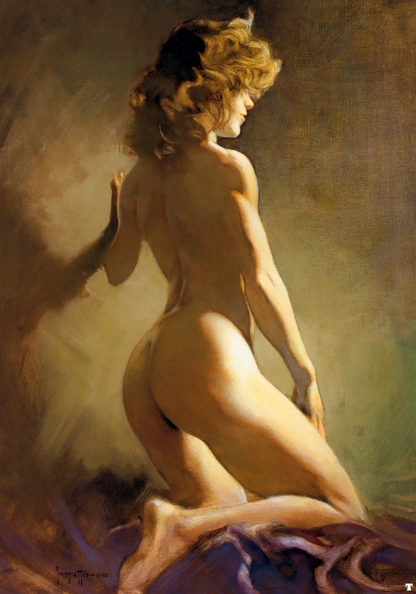 Фрэнк Фразетта девушки nude