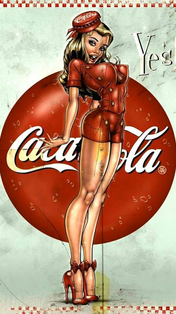 Coca Cola девушка