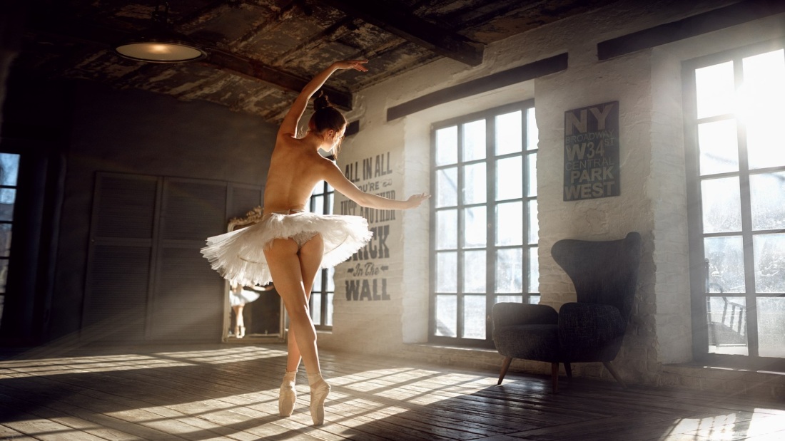 Naked gymnast балерина Ирина