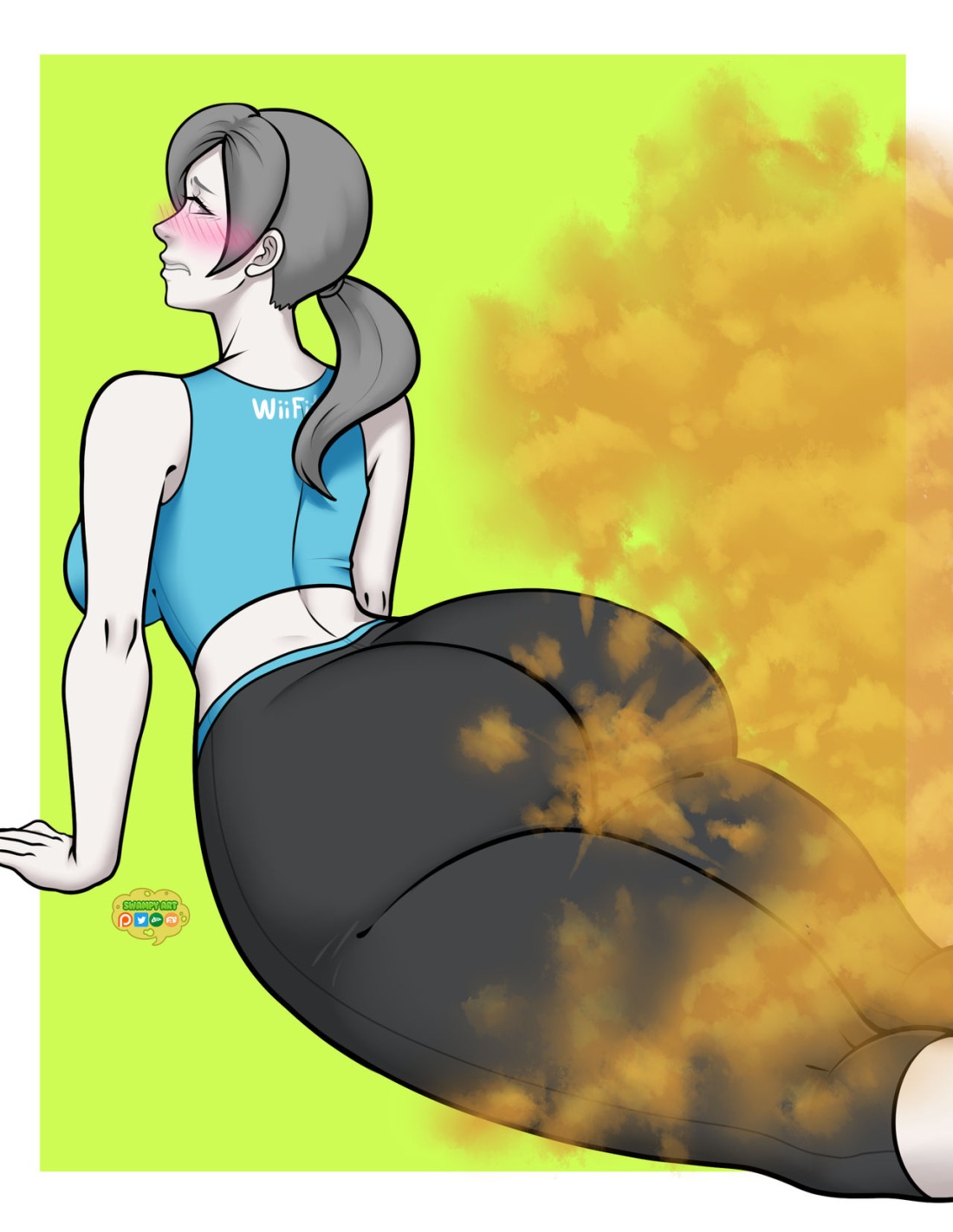 Rule 34 - Blue Dress facesitting fart femdom Pink Dress text translation request TTL 1806555 хентай