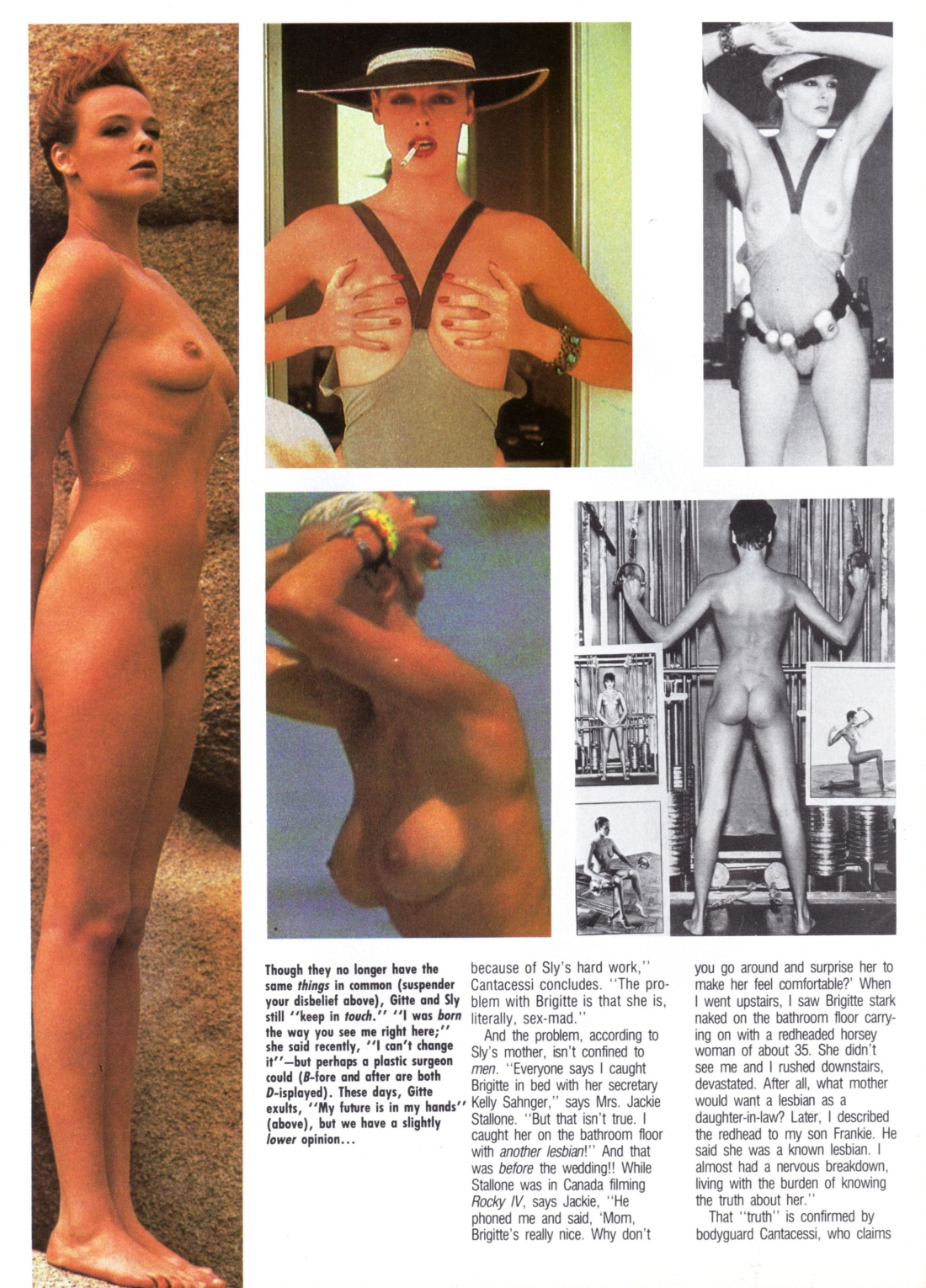 Голая Бриджит Нильсен - Brigitte Nielsen