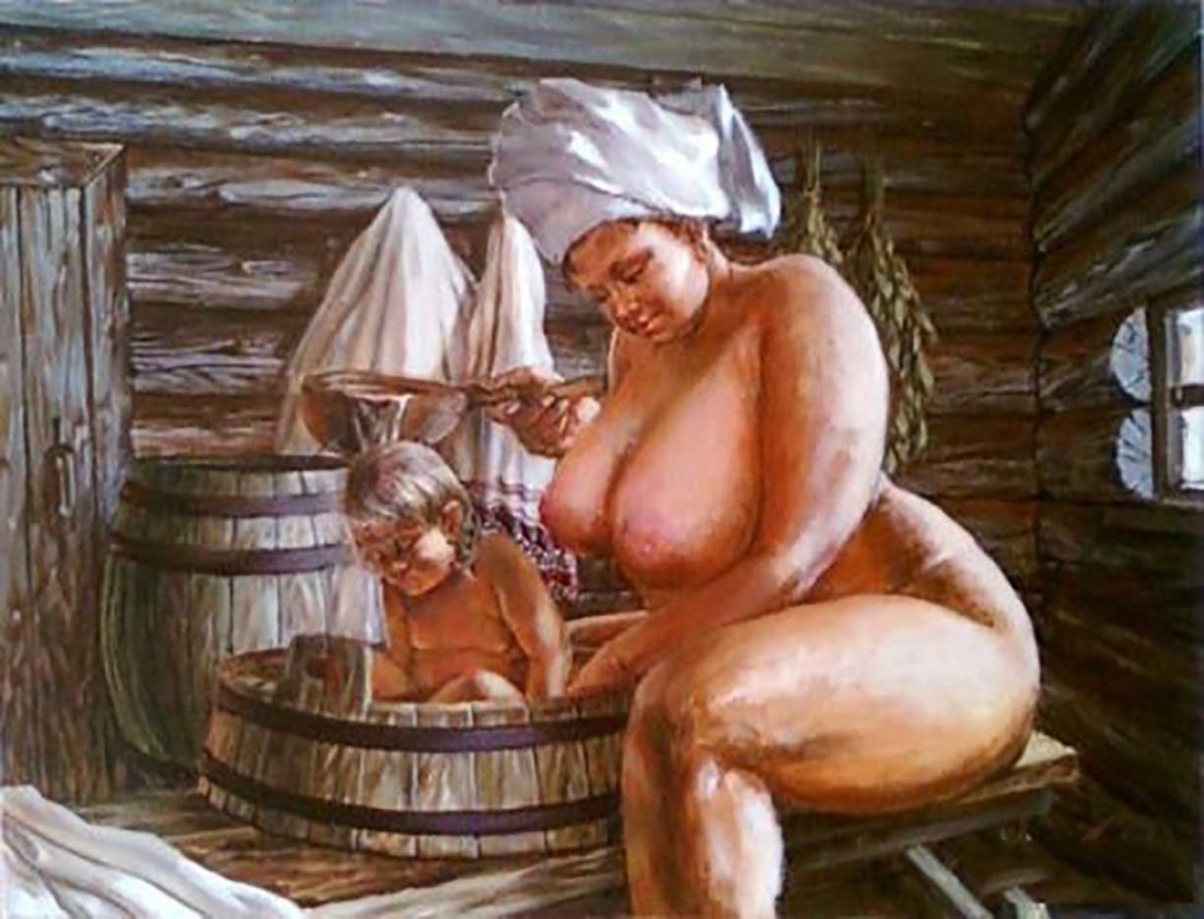 Голые девчонки в бане частное