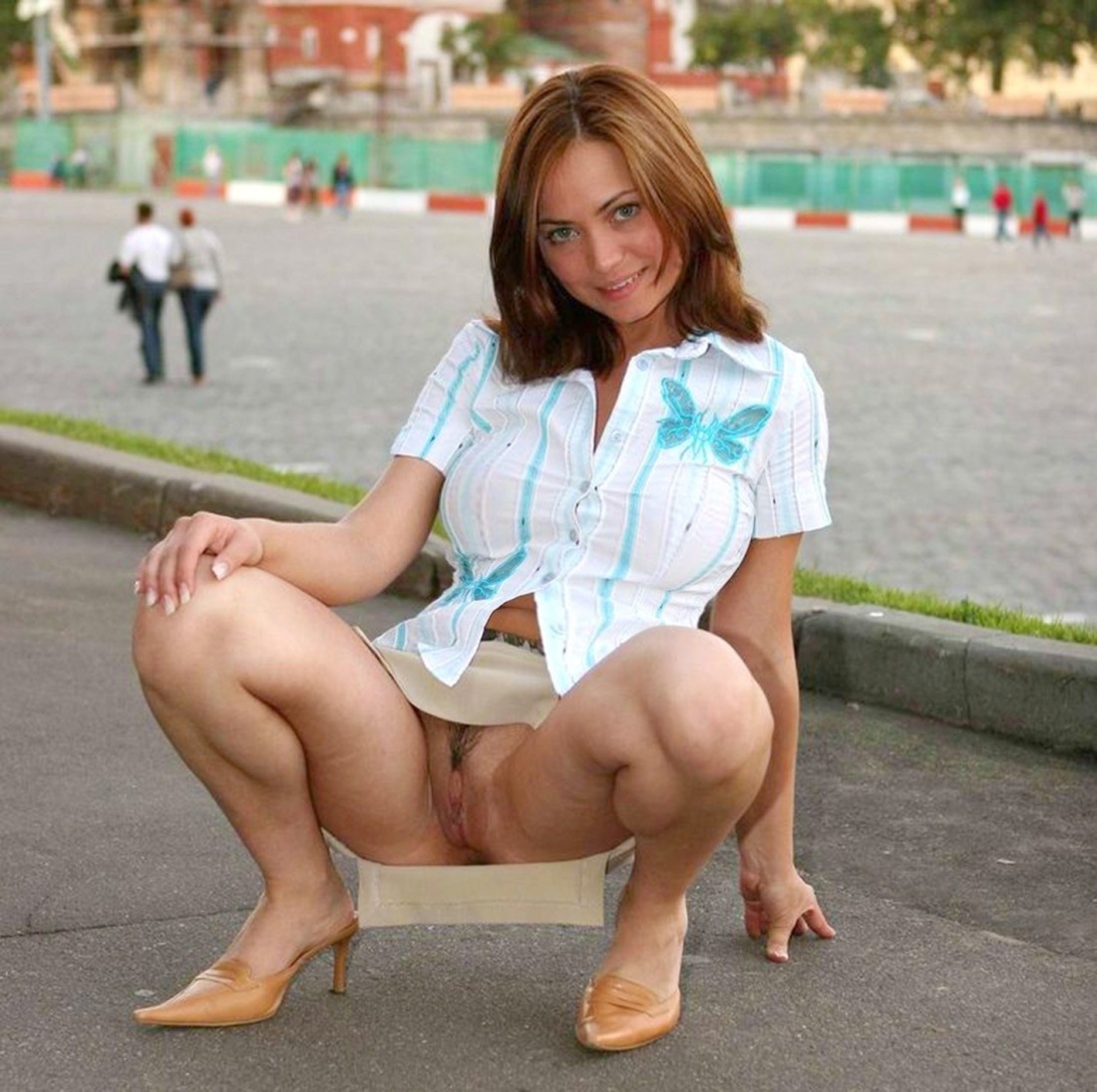 Красивые женщины без трусов