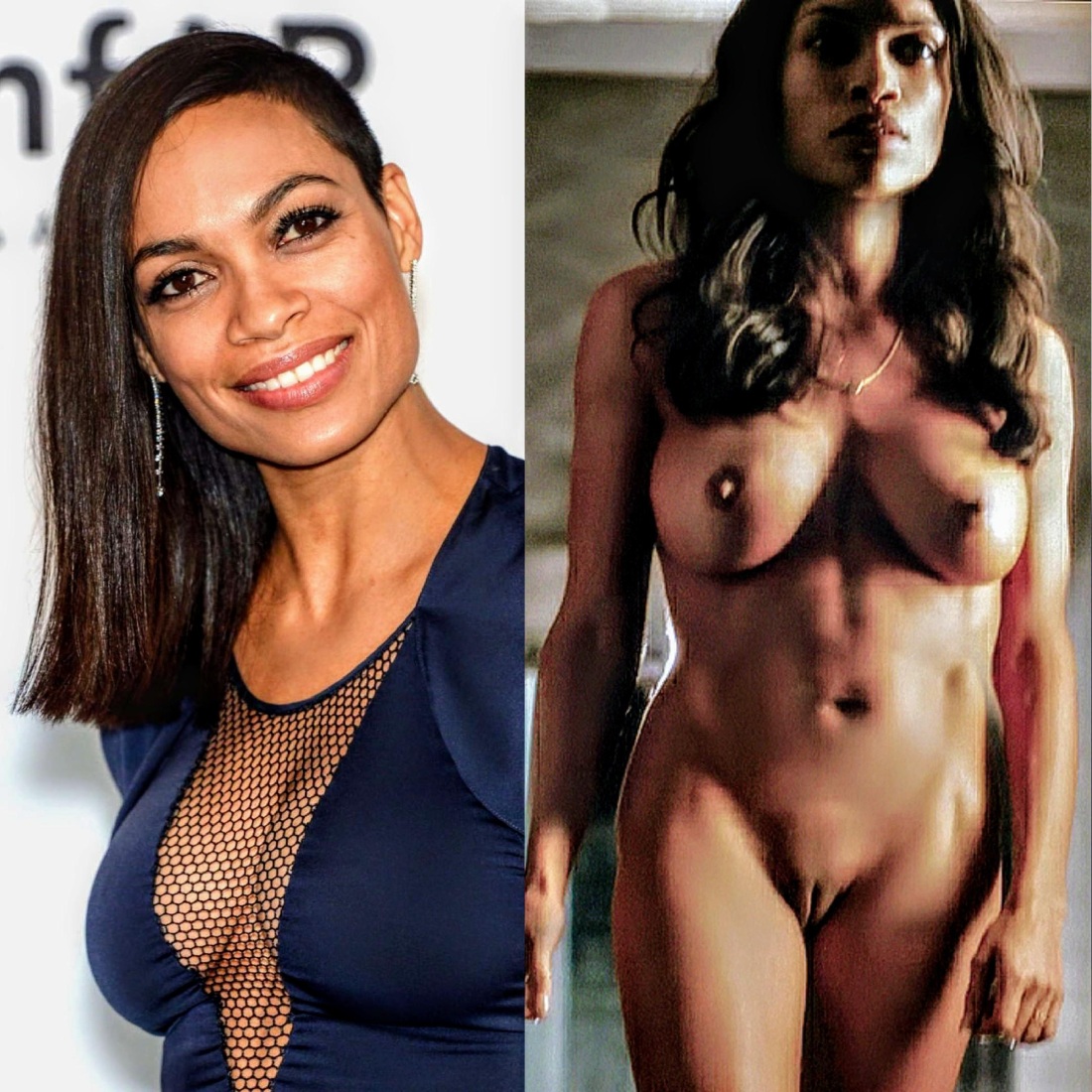 Розарио Доусон Rosario Dawson nude