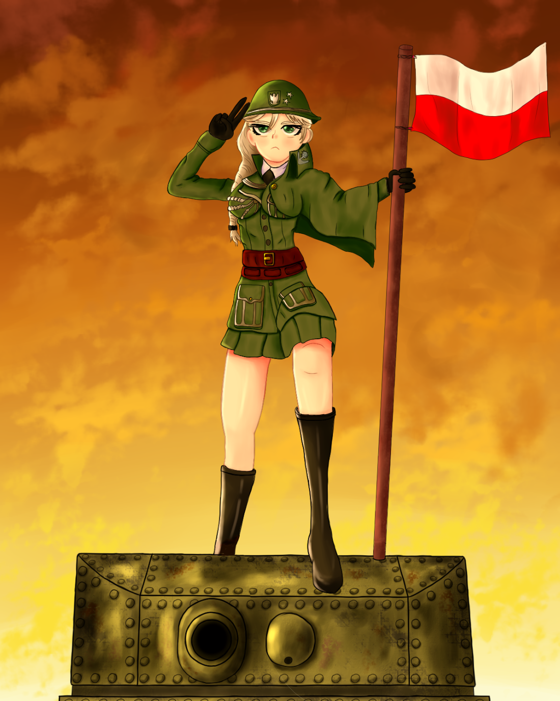 Girls und Panzer Катюша и Нонна