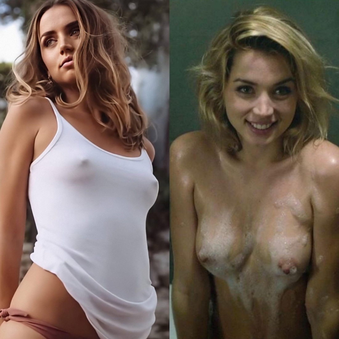 Ана де Армас (Ana de Armas) голая