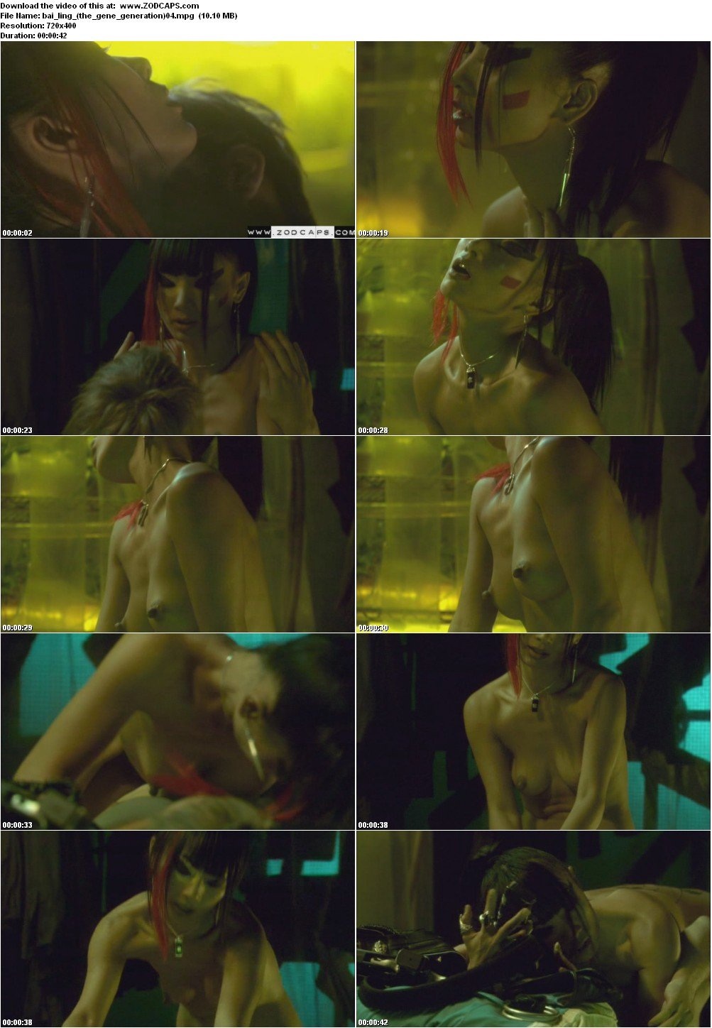 Бай Лин в the Gene Generation nude