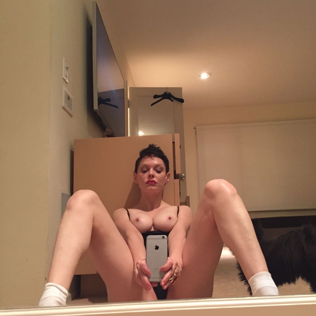 Роуз макгоуэн грудь